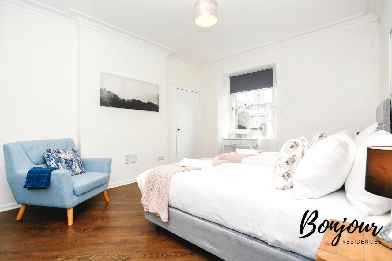 Bright New Town 2Br-1Ba, 1 Min To George St By Bonjour Residences Единбург Екстер'єр фото